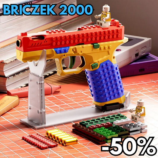 BRICZEK 2000 - Zabawkowy pistolet z klocków