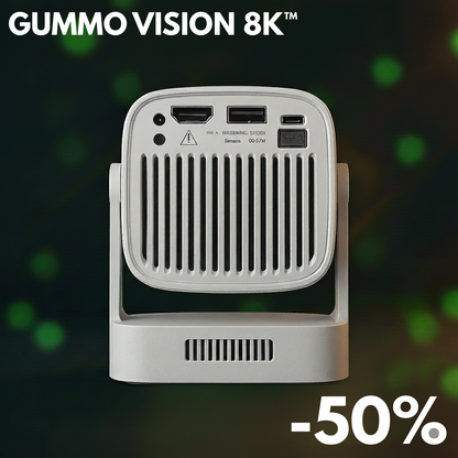 GUMMO VISION 8K™ – Smart Projektor z Wi‑Fi i Androidem
